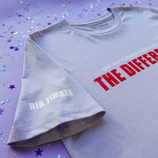 The Difference T-Shirt in Lavender 2