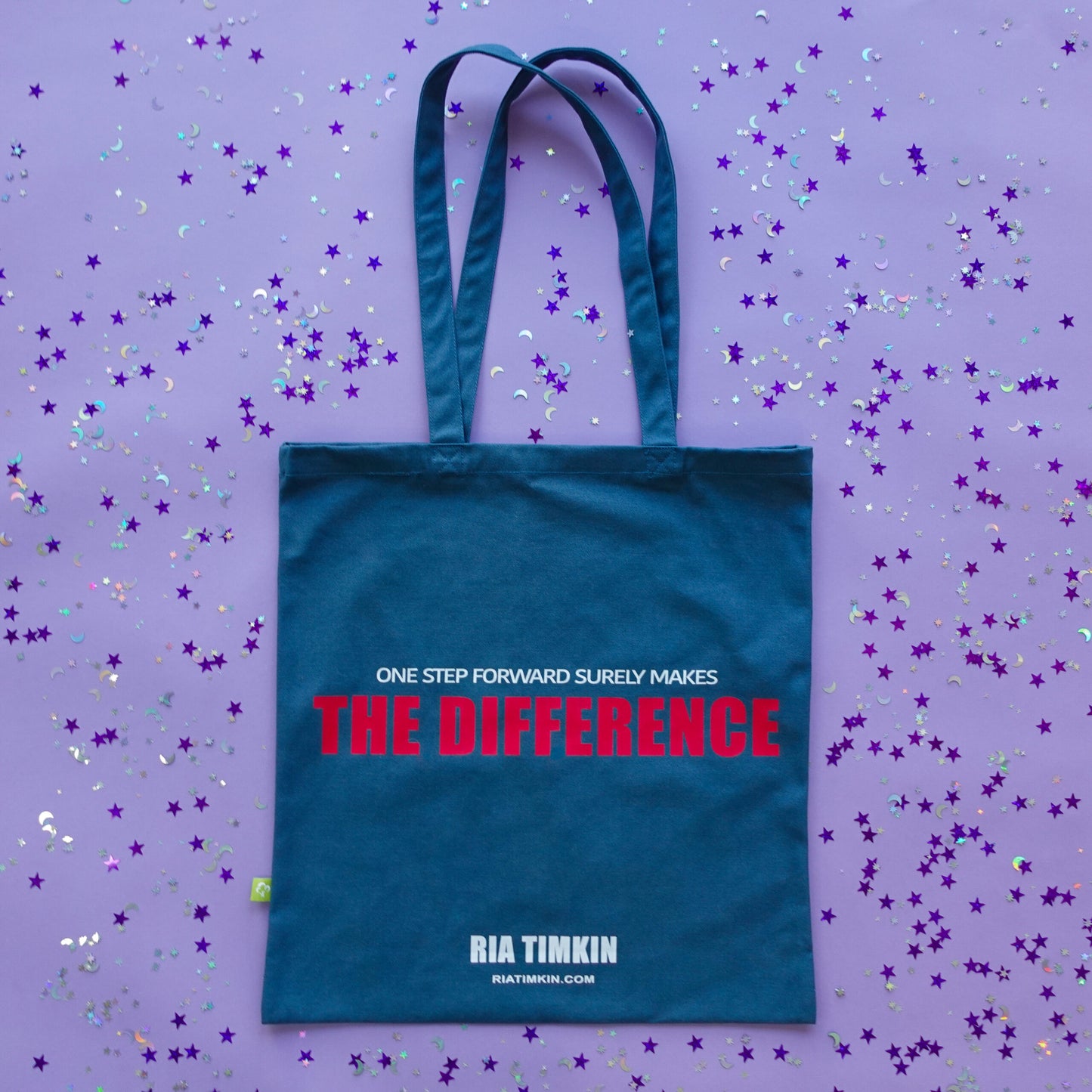 The Difference Tote Bag in Teal
